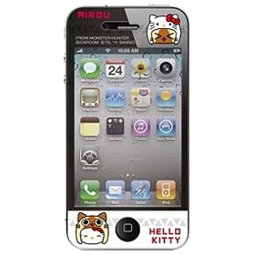 �A�C���[�~�n���[�L�e�B iPhone4��p�X�N���[���v���e�N�^�[ �z���C�g SANAR-04B