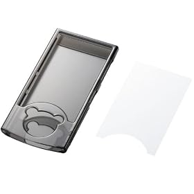ELECOM Walkman A�V���[�Y (2009�N����) �n�[�h�P�[�X �u���b�N AVS-A09PCBK