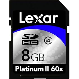 Lexar SDHC�J�[�h Platinum II 8GB SDHC8GB-60-850