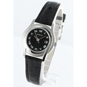 [�O�b�`]GUCCI �r���v GQ5500 ���U�[ �u���b�N ���[�}�� YA055502 ���f�B�[�X [���s�A���i]