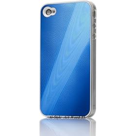 Ai-Style Series iPhone4 �n�[�h�P�[�X �yAi4-Wood-BL�z Type Wood BL(�u���[�j