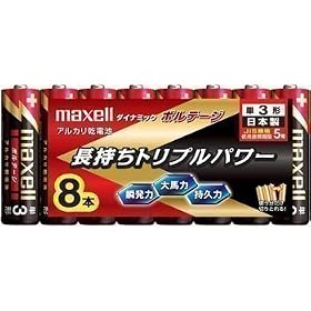 maxell �A���J�����d�r �u�������g���v���p���[&�t�R��h�~�݌v�v �{���e�[�W �P3�` 8�{ �V�������N�p�b�N�� LR6(T) 8P LR6(T) 8P