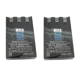 �y2�Z�b�g�z IXY DIGITAL(PC1001)�́@NB-1LH�@�Ή��o�b�e���[