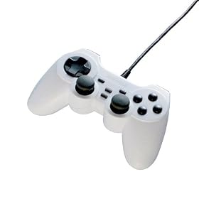 iBUFFALO USB�Q�[���p�b�h 12�{�^�� �f�W�A�i�Ή� �U��/�A�ˋ@�\ �z���C�g BSGP1203WH