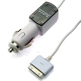 Rix iPhone 3GS/3G�EiPod nano 3rd/4th�Etouch 1G/2G classic�Ή� �ԍڗpDC�[�d�� �z���C�g RX-IPDCPH2WH