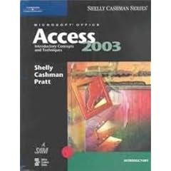 Microsoft Office Access 2003: Introductory Concepts and Techniques