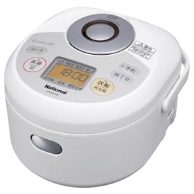 National IH�W���[���ъ�i���e�ʃ^�C�v�j�i0.54L�E3�������j �z���C�g SR-SG05E-W
