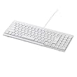 iBUFFALO �t���L�[�{�[�h USB�ڑ� �p���^�O���t �z���C�g BSKBU03WH
