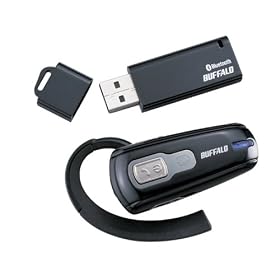 iBUFFALO �w�b�h�Z�b�g Bluetooth 2.0�Ή� USB���V�[�o�t BSHSBE01DBK