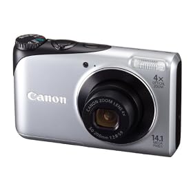 Canon �f�W�^���J���� PowerShot A2200 �V���o�[ PSA2200(SL)
