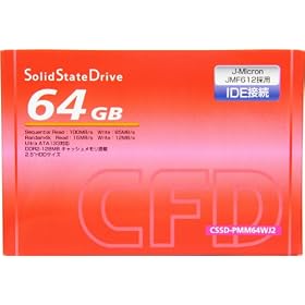 �V�[�E�G�t�E�f�[�̔� DRAM���ڂ�IDE�ڑ�SSD ���^PC�̃p���[�A�b�v�Ɍ��ʐ�� 64GB CSSD-PMM64WJ2