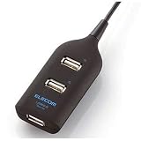 ELECOM ����n�u�B U2H-TAP1303BBK�G���R���ɂ��