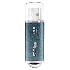 �V���R���p���[ USB3.0�t���b�V�������� 32GB Marvel M01 �A�C�V�[�u���[ SP032GBUF3M01V1B