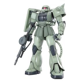 1/100 MG MS-06J �ʎY�^�U�N Ver.2.0 ����E�L�����v���[�g�t��