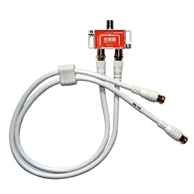 HORIC �A���e�i���g�� 50cm�P�[�u��2�{�t��(BS/CS�E�n�f�W�Ή��Z�p���[�^�[) HAT-SP874