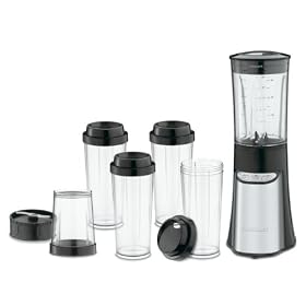 �N�C�W�i�[�g CPB-300 �|�[�^�u���@�u�����f�B���O/�`���b�s���O �V�X�e�� Cuisinart CPB-300 SmartPower 15-Piece Compact Portable Blending/Chopping System