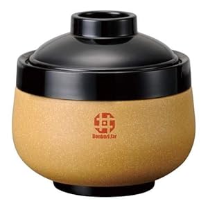 【クリックで詳細表示】どんぶりジャー0.9L ストーンイエロー KM-100