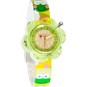  [ベビーウォッチ]Baby Watch Paris 腕時計 ミニフラワーエデュケーショナル カエル MF004 rainette キッズサイズ 腕周り