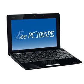 ASUS EeePC1005PE 10.1�^���C�hTFT�J���[�t�� HDD160GB �u���b�N EEEPC1005PE-BK160