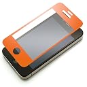 Rix 気泡ZERO iPhone 4S/4用 気泡が入らない液晶保護フィルム (オレンジ) RX-ZRIPH4OR