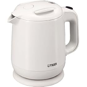 ���݂����Ƃ��ɃT�b�ƕ���! TIGER �d�C�P�g�� 1.0L(�t�b�f���H���e��)�z���C�g PCE-A100-WA