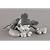 VINYL COLLECTIBLE DOLLS MICKEY MOUSE (RUNAWAY BRAIN���) B/W Ver. VCD-85