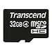 Transcend microSDHC�J�[�h 32GB Class4 �ϊ��A�_�v�^���� �i�v�ۏ� TS32GUSDC4