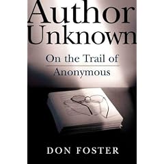 Author Unknown: On the Trail of Anonymous