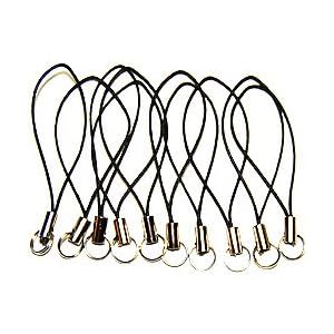 【クリックでお店のこの商品のページへ】Amazon.co.jp ｜ ストラップ金具・黒/シルバー(2重カンタイプ) 10本入り ｜ ホビー 通販