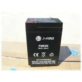 6V�o�b�e���[(2AH) MF/VRLA ���^ �d���ߋ��6V�o�b�e���[�����ȂǂɁB[a41]