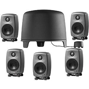 GENELEC �o�C�A���v�E���j�^�����O�E�V�X�e��5��{�A�N�e�B�u�E�T�u�E�[�t�@�[1�� 5.1ch�Z�b�g�i�}�b�g�u���b�N�j5.1-Channel System for Home Theater 6010A/5040A51CH�Z�c�g�N��
