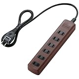 ELECOM OA�^�b�v color style ���K�[�h �X�C�b�`�� 6�� 1m �u���E�� T-BR03-2610BR