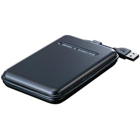 BUFFALO USB2.0�Ή� �ϏՌ��|�[�^�u��HDD TurboUSB�@�\���� 160GB �u���b�N HD-PS160U2-BK