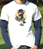 Penguin Power SHIRT-IN-SHIRT Long Sleeve Tee T-shirt