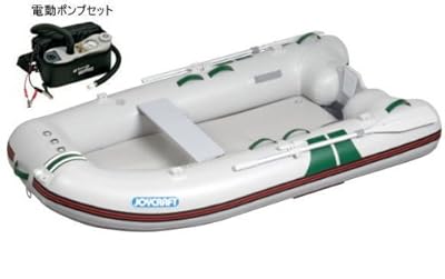 ジョイクラフト グリッド-250 検無 4人乗りゴムボート 電動ポンプ付き