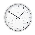 Lemnos Air clock �����x�v�t�d�g���v �u���E�� LC09-11W BW