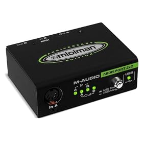 �y���K�i�z M-AUDIO USB�o�X�d���쓮MIDI�C���^�[�t�F�[�X Midisport 2x2 Anniversary Edition MIDISPORT2X2