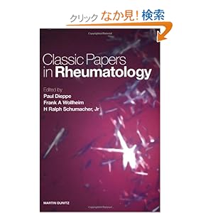 【クリックでお店のこの商品のページへ】Classic Papers in Rheumatology