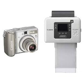 Canon �f�W�J���E�v�����^�Z�b�g PowerShot A530 ���񂽂�v�����g�L�b�g2 PSA530CP720