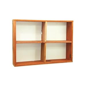 【クリックで詳細表示】Wood Shelf -BOX-Double(Brown)
