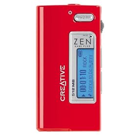 [�A�E�g���b�g] Creative �������[�v���C�� Zen Nano Plus 512MB ���b�h���f�� CZNP512-RDOL