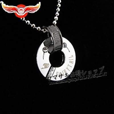  コスプレ道具・小物/ FAIRY TAIL（フェアリーテイル）指輪ネックレス 黒