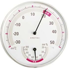 DRETEC �A�i���O �����x�v �z���C�g O-310WT