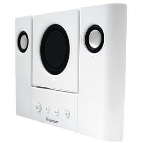 Princeton 2.1ch�}���`���f�B�A�X�s�[�J�[(iPod�p) PSP-312IP �z���C�g