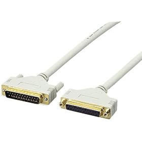 ELECOM RS-232C�����P�[�u��(25pin�I�X-25pin���X) 1.5m C232N-E15