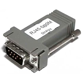 DB9�I�X�E�X�g���[�g-RJ45�ϊ��A�_�v�^�[1�� 0401082-1