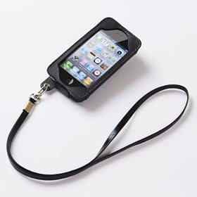 �T�b�Əo���ăp�b�Ǝg����iPhone4�p �l�b�N�X�g���b�v�t�{�v���U�[�P�[�X�i�u���b�N�j