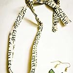 Green Terracotta and fabric Fashion Jewellery Set