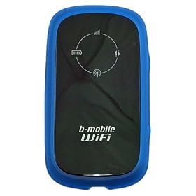 ���������I ���{�ʐM b-mobile WiFi BM-MF30 ��p TPU �o���p�[�E�t���[��, �N���A�[�E�u���[ BM-ZTE1-03