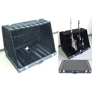 【クリックで詳細表示】KC 8本立てスタンドケース GSC180/8 (エレキギター、ベース、アコギ、クラシック用)